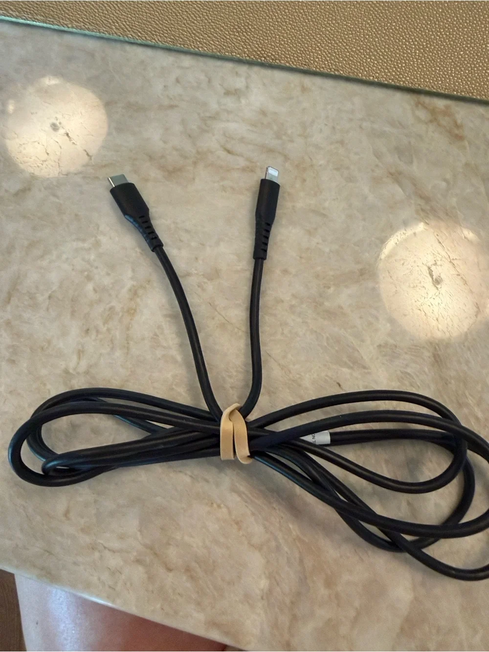 Lightning to USB-C Charge & Sync Cable - Black